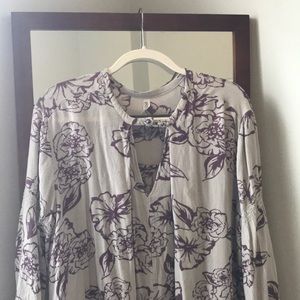 Free People flower tunic